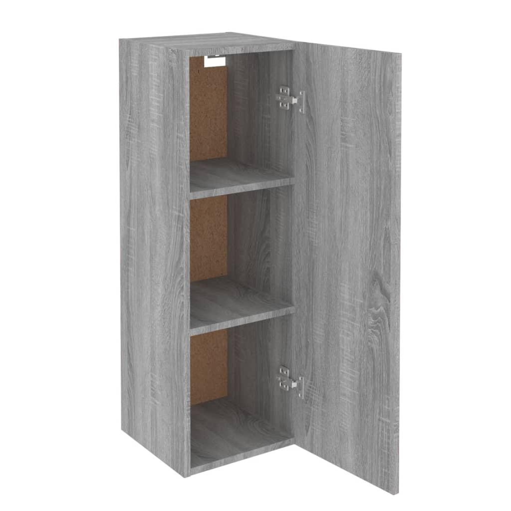 5 pc TV Cabinet Set Grey Sonoma Particleboard