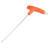 uxcell 4mm Metric Long Arm Hex Wrench Repair Orange for Automotive and Home Maintenance CR-V T-Key Tool,