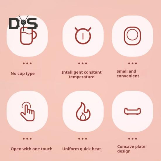 Подставка под кофейную кружку с термостатом и 3 температурными режимами. Нескользящая конструкция. Автоматическое отключение. Подогреватель для кофейной кружки.