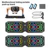Foldable Push-up Board with Anti-Slip Grips Smart Counter Strong Load-bearing Push-Up Bar Abdominal Muscle Training Equipment