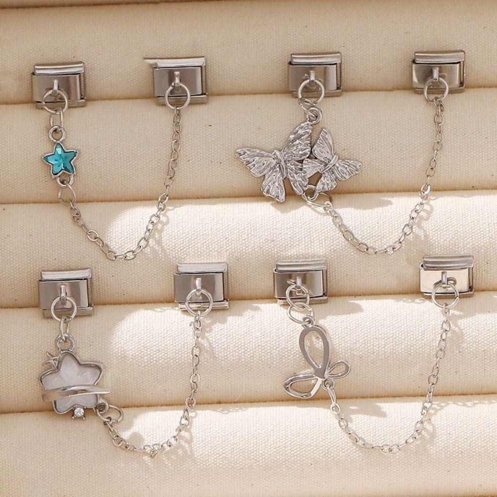 Double Chain Bracelet Charms Fit 9mm Bracelet DIY Bracelet Kit DIY Bracelet Making
