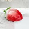 Cartoon Creative Strawberry Soap Box Household Toilet Sink Ceramic Non Perforated Soap Dish Drain Pink