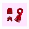 EILEI Warm Winter Scarf, Hat & Gloves Set