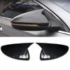 For KIA K3 Cerato Forte Rearview Side Mirror Cover Wing Cap Exterior Door Rear View Case Trim Carbon Fiber