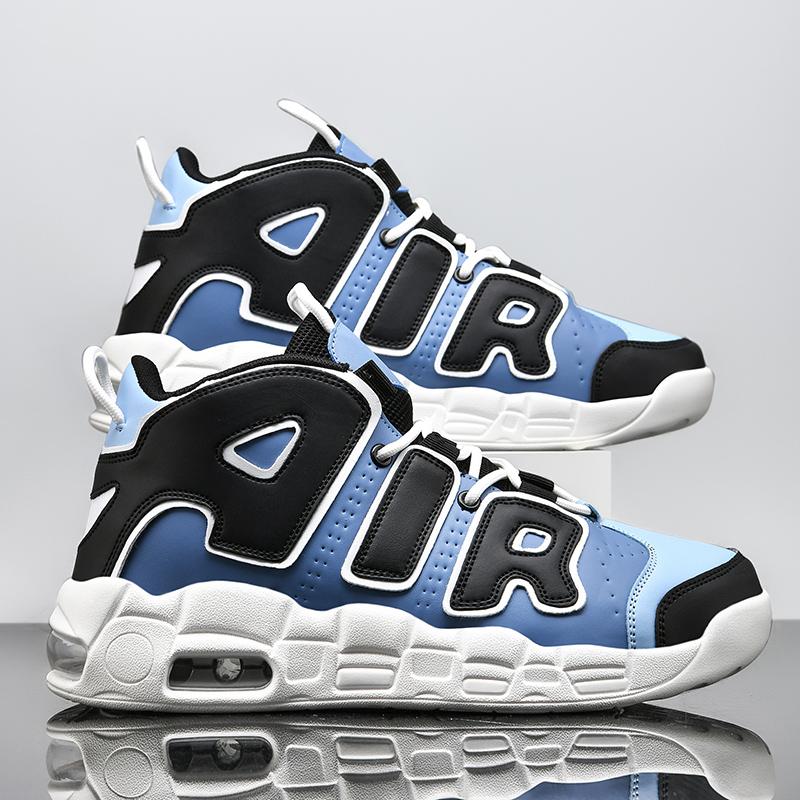 Men Casual Sneakers AIR Cushion Basketball Shoes Training Tennis Lace-Up Teens Running Sport Shoes Luxury Design Boots for Men