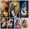 Diamond Painting Kit Religion Art Virgin Mary Diamond Embroidery Handmade Mosaic Home Decoration Adult Gifts