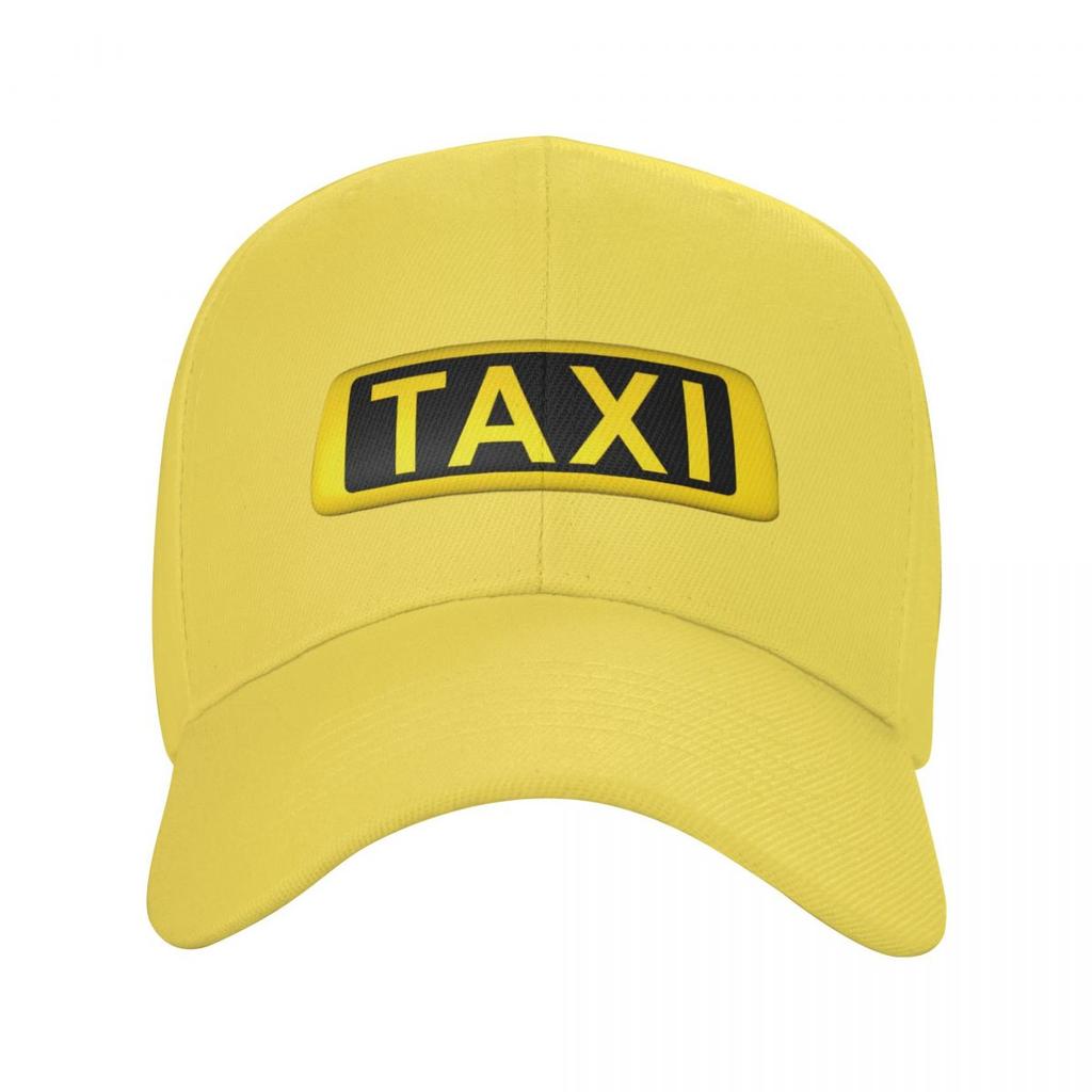 Fashion Unisex Taxi Driver Baseball Cap Adult Adjustable Dad Hat Women Unisex Sports Snapback Caps