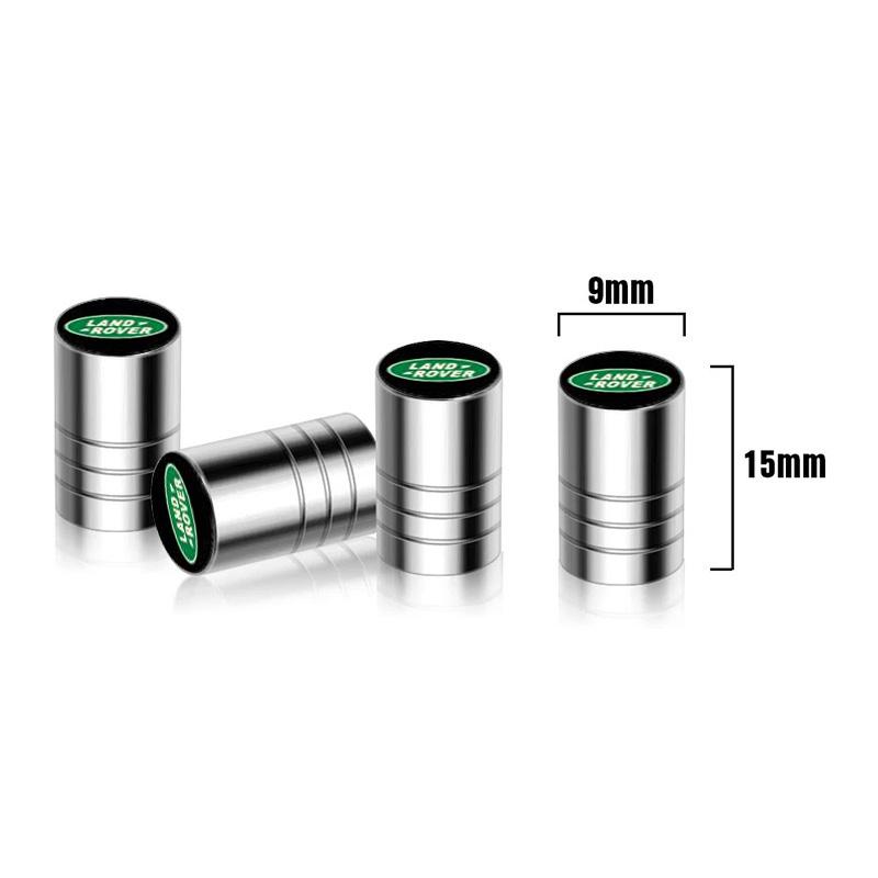 Car Wheel Tire Valve Caps Air Stem For Land Rover Range Rover Evoque Velar Defender Discovery Freelander Tyre Plug Accessories FG5