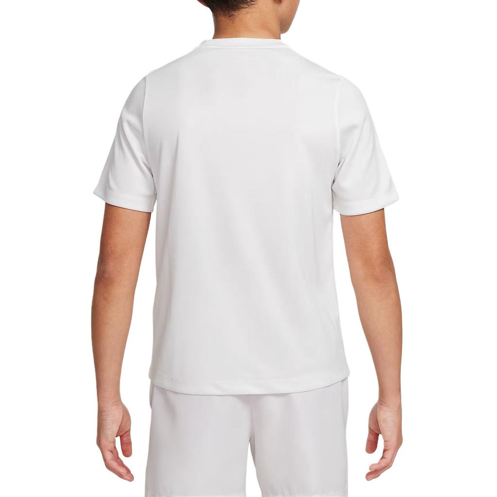 Nike Футболка Dri-Fit Мульти Простая Пуловер Удобный Короткий Рукав Детские топы HJ3771-100