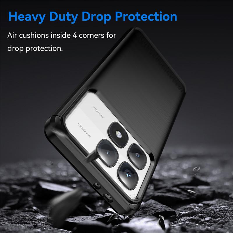 For Xiaomi 14T Pro Case For Xiaomi 14T Pro Cover 6.67 inch Shockproof Soft Silicone Protective Bumper For Xiaomi 14T Pro Fundas