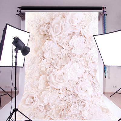 5x7 футов Виниловый Детский Цветочная Стена Задник Фотофон Студийный Фотореквизит