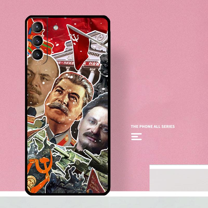 Сталинский Советский Чехол Для Samsung Galaxy S23 S22 Ultra Plus S8 S9 S10 Plus Note 10 20 S21 FE S20 FE Чехол