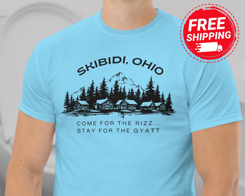 НОВАЯ Футболка Skibidi Ohio Футболка Alpha Sigma Смешной Туалет Скибиди Риззлер Ризз Гьятт Унисекс Футболка