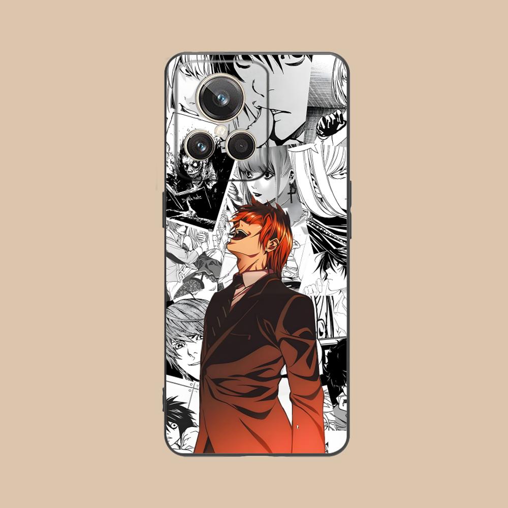 Чехол для мобильного телефона Death Note Kira Light для Realme 15 14 13 12 11 10 9 Pro Plus T i Lite 5G Цветной Печатный Чехол Роскошный Чехол