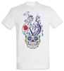 Growing Sugar Skull Plant T-Shirt Holi Tattoo Tattooist Headshot Skulls Mexico