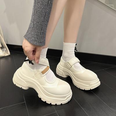 Туфли Мэри Джейн Туфли Маффин Одиночные Туфли Лоферы С Толстой Подошвой