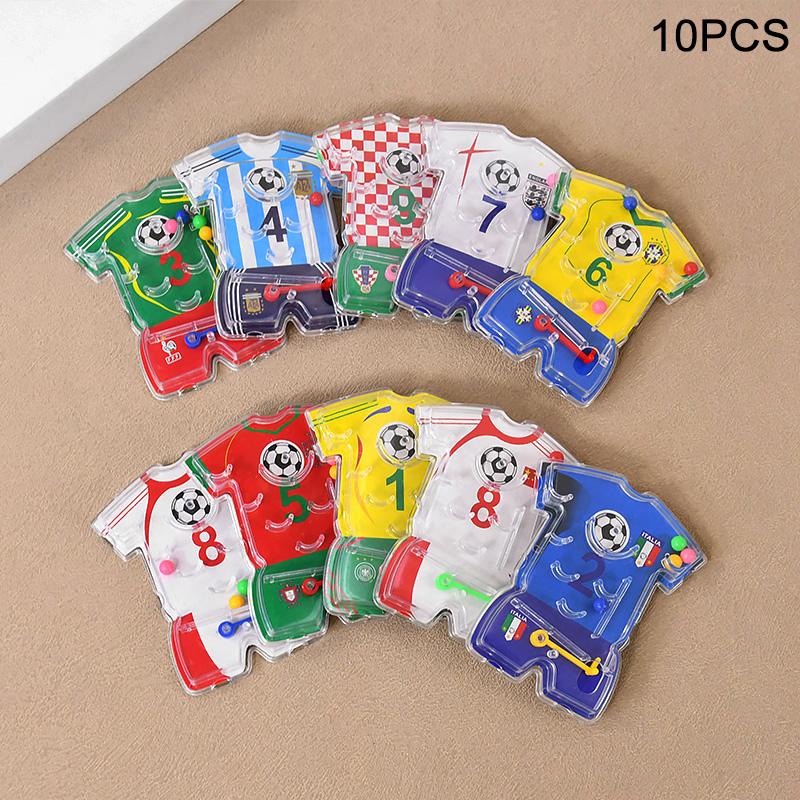 Soccer Party Favors Football Theme Bracelets Keychain Pin Ball Maze Game Toys Kids Birthday Party Pinata Fillers Christmas Gift