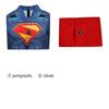 Superman: Legacy Clark Kent Cosplay Costume Jumpsuit Party Fancy Dress Bodysuit With Cloak less