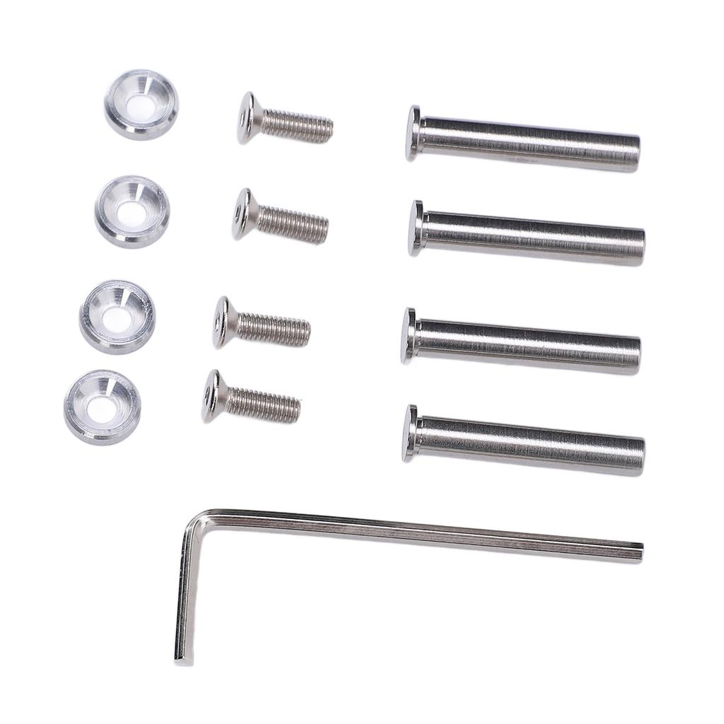 Винты для корпуса компьютера, вентилятора, CPU, крепления вентилятора охлаждения ПК, набор из нержавеющей стали с шайбами, анодирование цвета