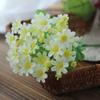7-pronged Simulation Flower Cute Silk Flower 28 Heads Artificial Daisy  Outdoor Floral