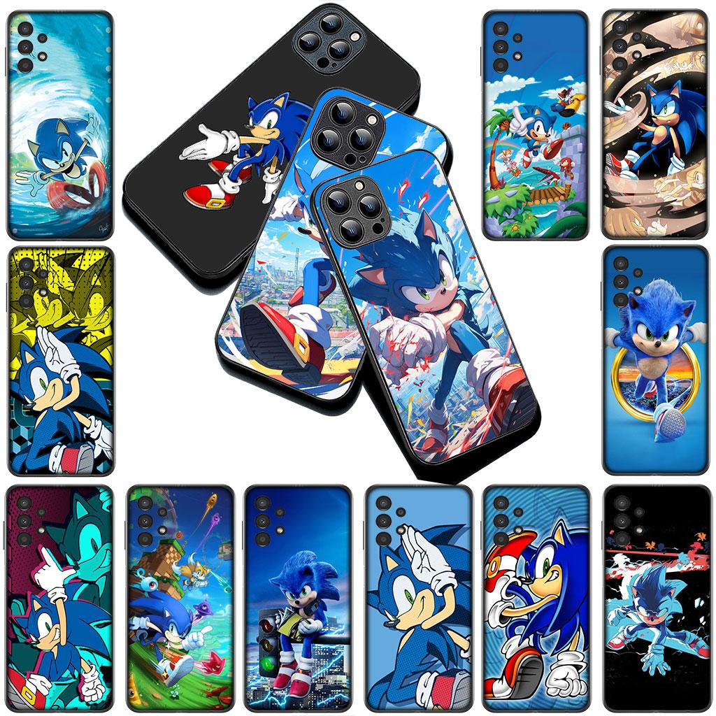 Phone Cover for Samsung Galaxy S22 S21 S20 FE Ultra Plus A07 A17 A15 A16 A25 A57 A37 Soft Silicone Case Hedgehog S-Sonics-Poster