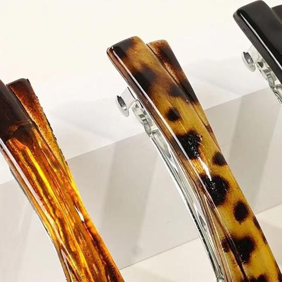 4 шт. Заколки для волос во французском стиле, дизайн «черепаховый панцирь», женские заколки для волос с металлическими пружинами, легкие аксессуары для волос