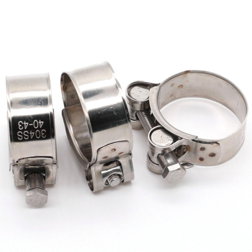 T Bolt Hose Clamps 304 Stainless Steel Exhaust Air Sealing New Water Pipes Sealing