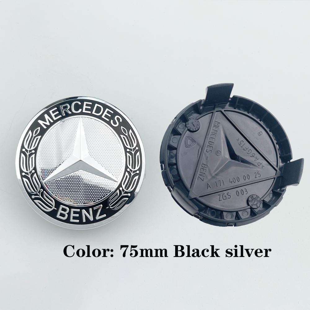 4pcs 75mm Car Wheel Center Logo Hub Cap For Mercedes Benz E300 W211 W205 W213 W203 C218 A207 CLA CLS E Class accessories