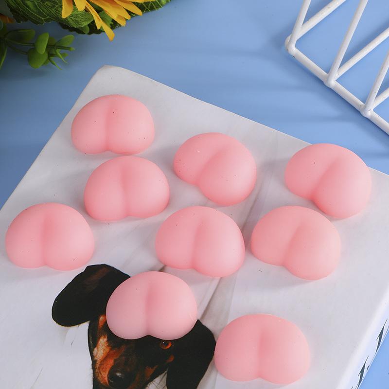 20Pcs Kawaii Squishies Ass Mochi Squeeze Wacky Toy Cute Animal Antistress Ball Squishy Fidget Sticky Stress Funny Stranger Toys Gift