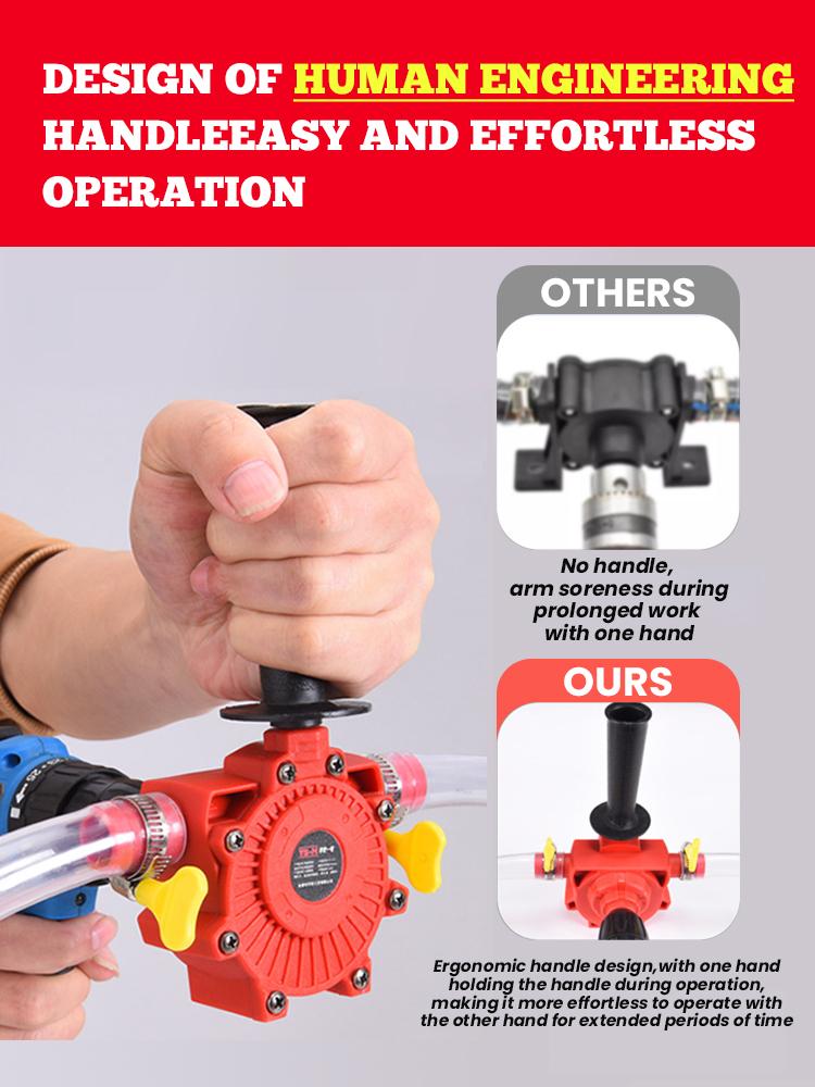 Электродрель Привод Насос Самовсасывающие Перекачивающие Насосы Масло Жидкость Водяной Насос Портативный Круглый Хвостовик Портативный Легкая Установка Насос