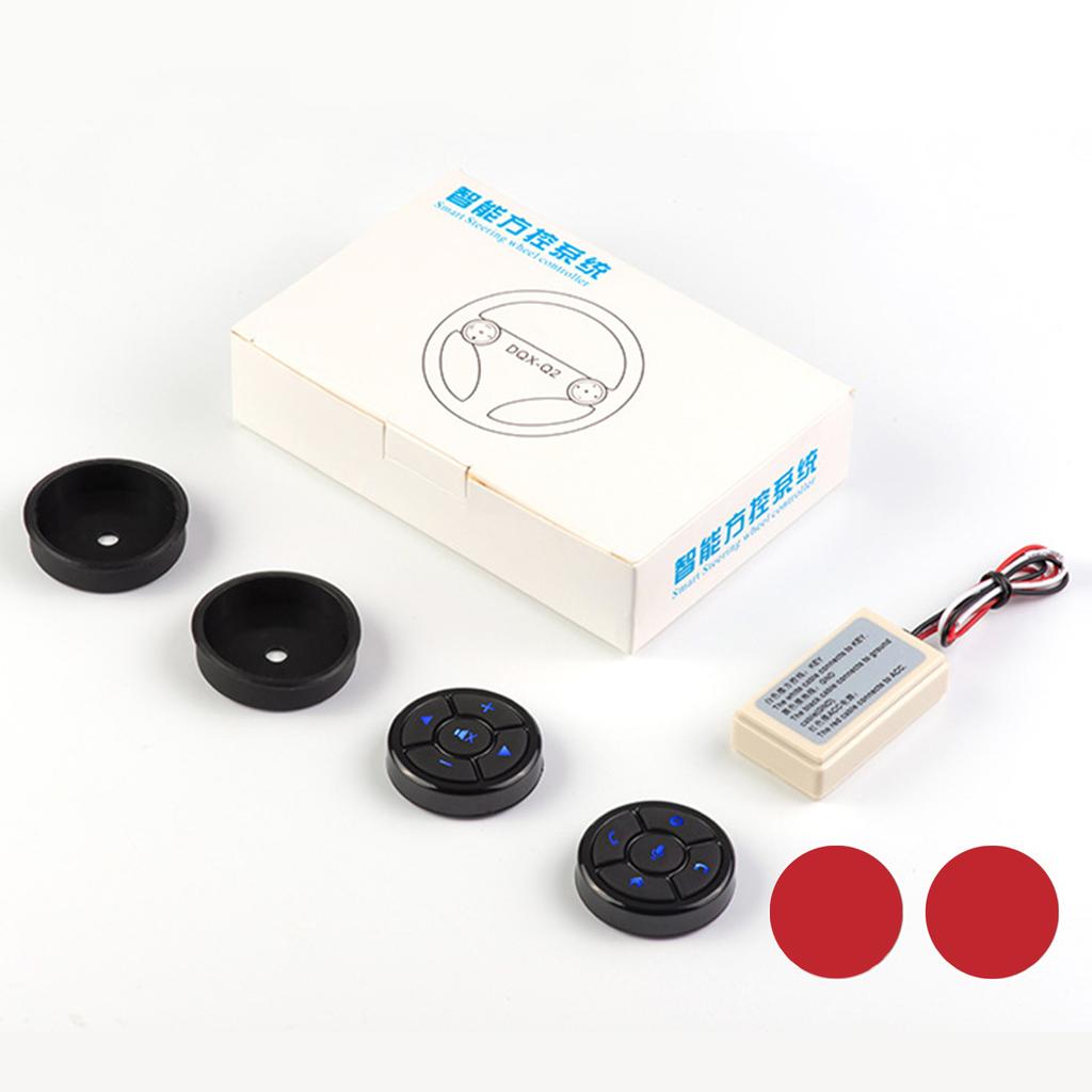 Автомобильный мультимедийный навигационный беспроводной пульт дистанционного управления с подсветкой кнопок, подходит для темных помещений, дальность действия 10 м