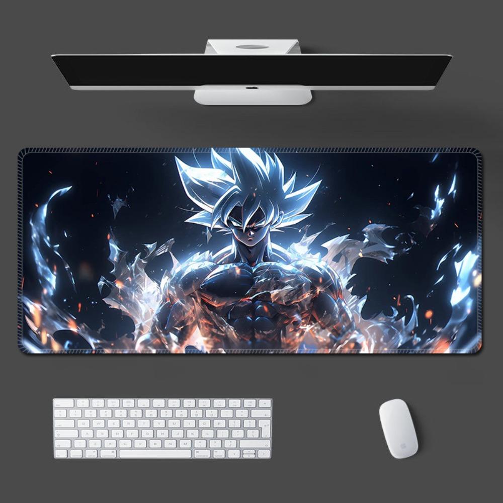 Японское Аниме Кожа Аниме Dragon Ball Водонепроницаемый Нескользящий Коврик для Мыши Сын Гоку Накладка на Стол Настраиваемый Запирающийся Край Накладка для Клавиатуры Ноутбука Коврик для Письма