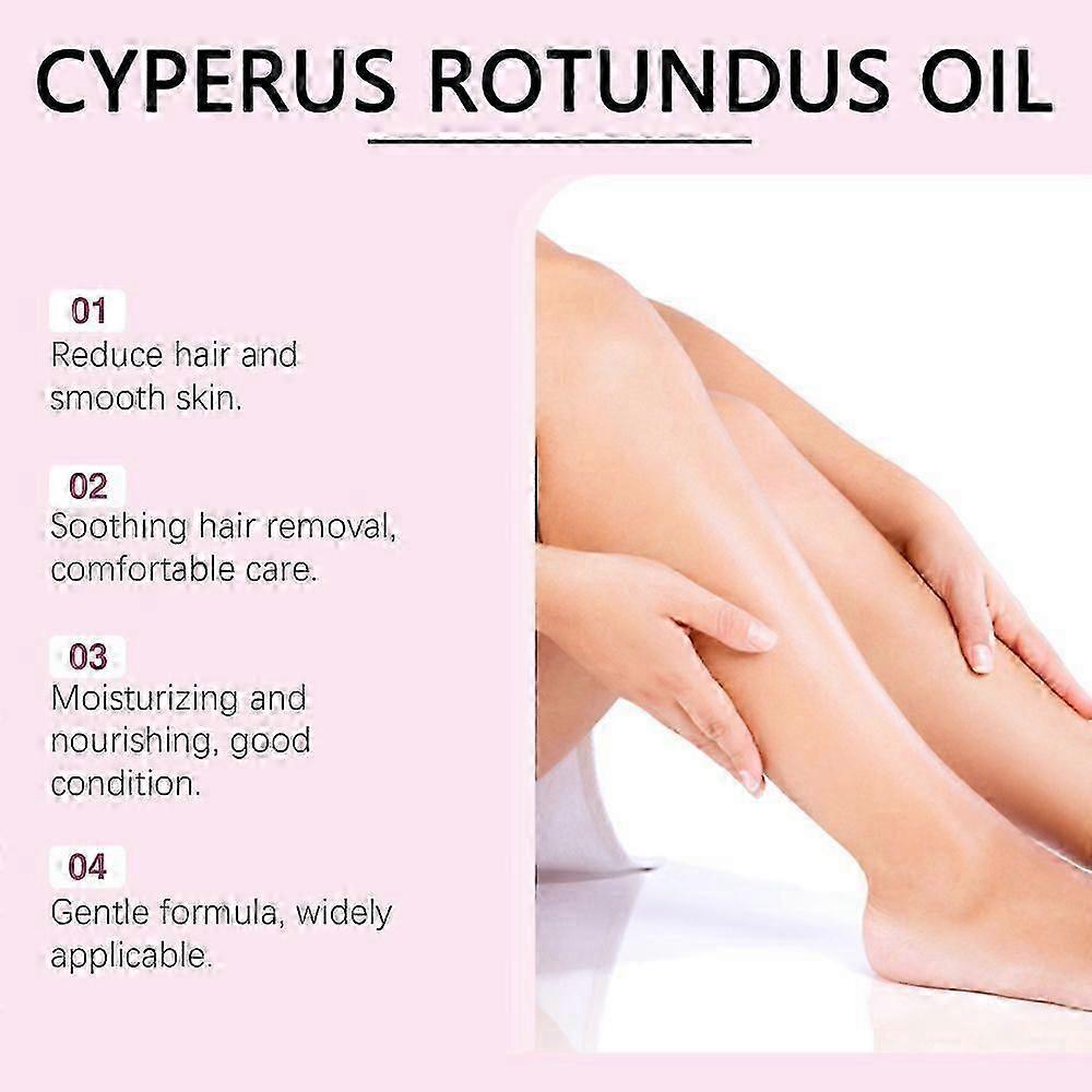 1-3X OceAura Cyperus Rotundus Oil for Hair Removal Soft Smooth Skin Care Deep Hydration Anti Hair Growth Inhibition After Shave Oil