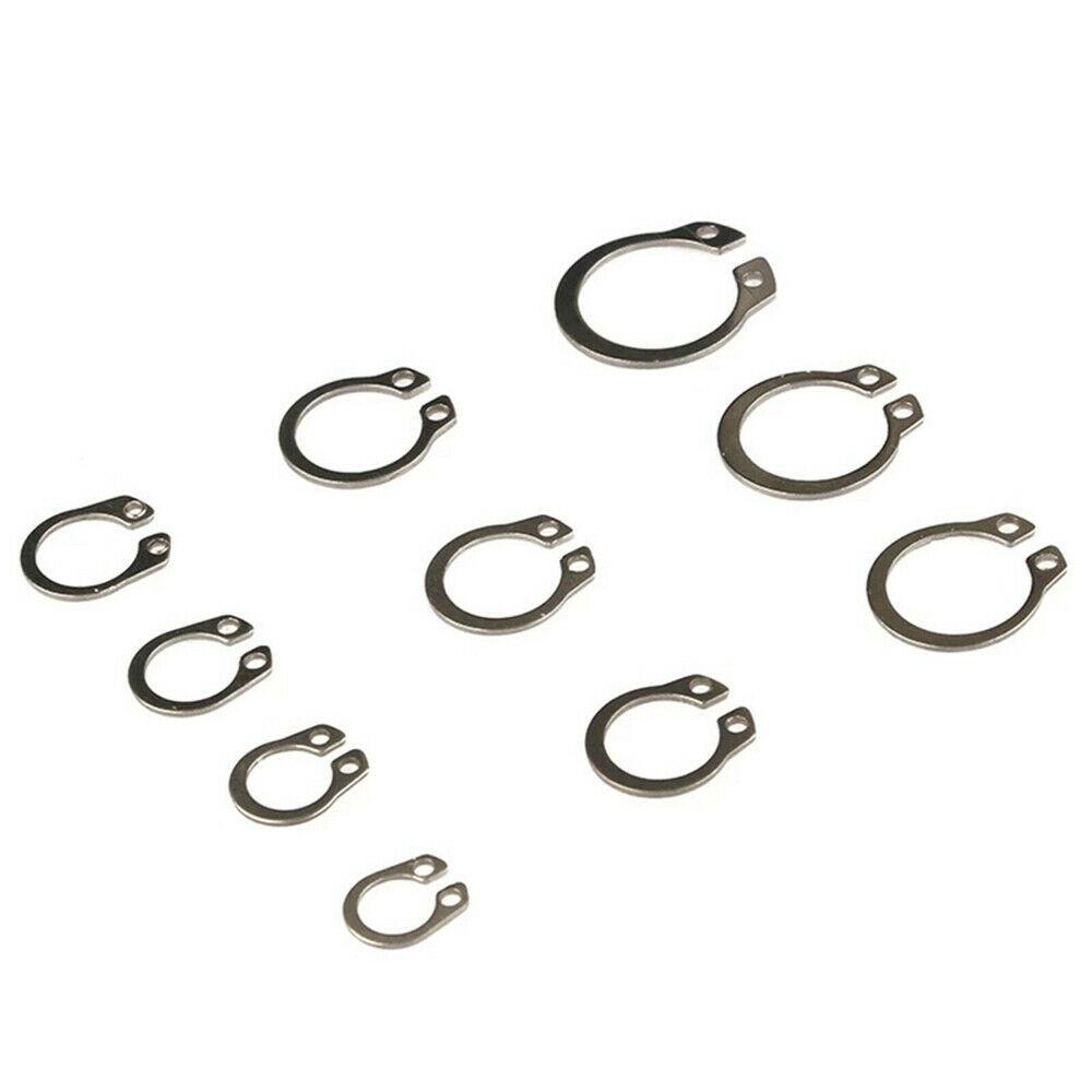 Кольцо стопорное защелкивающееся из нержавеющей стали 304 в ассортименте