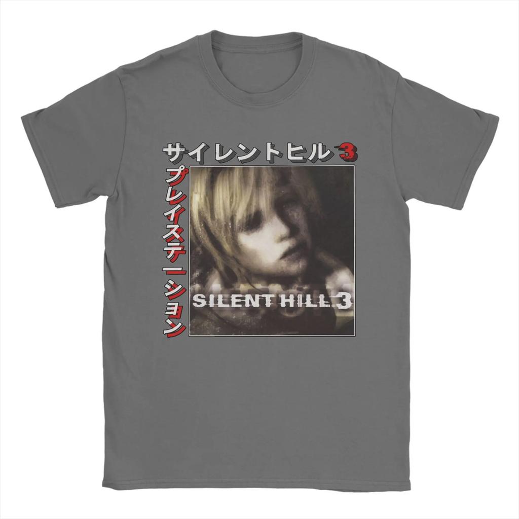 Хлопковая футболка с принтом игры Silent Hill, модная, ретро, в стиле темного триллера, персонализированная, унисекс