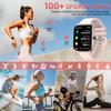 НОВЫЕ 2,01-дюймовый HD-дисплей Звонки Smart Watch Измерение кислорода в крови Пульс Отслеживание активности Умные часы для женщин мужчин