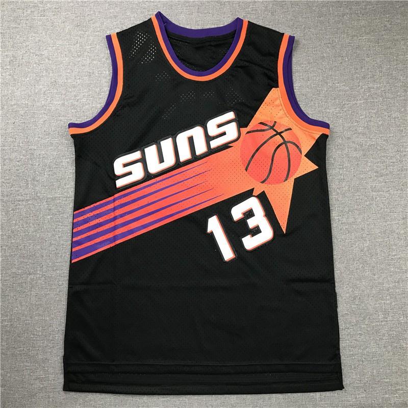 Mens Retro Mesh Basketball Jersey Charles Barkley Phoenix Suns 34 13 3 1 Embroidered Sport Tank Top