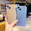 Для Apple iPhone 13 14 15 Чехол iPhone 13 Plus 14 Plus Обложка Capa Задняя панель телефона Бампер Ударопрочный ТПУ Жидкий силикон Мягкие Fundas