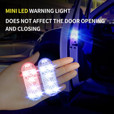1/2 шт. Автомобильные RGB LED Стробоскопические Предупреждающие Сигнальные Огни Двери USB Магнитный Приветственный Свет Безопасный Противоударный Аварийный Светильник