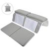 Neoprene Light Gray Rectangle Outdoor Swimming Kneeler Pad Indoor Bathroom Shower Cushion