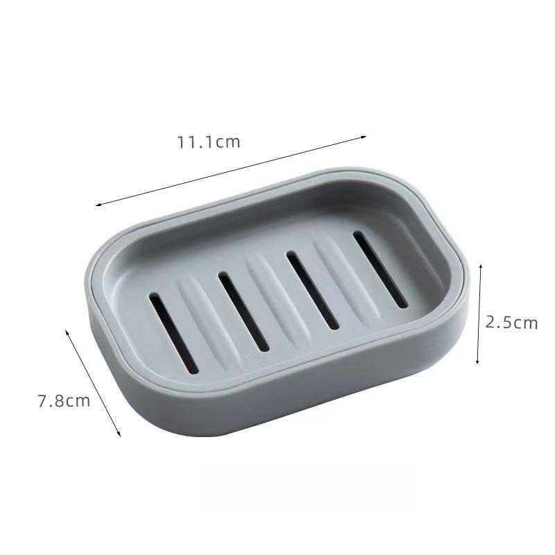 Japanese Double Layer Soap Dish Bathroom Soap Storage Box Kitchen Sponge Drain Rack Travel Soap Dispenser Soap Holder
