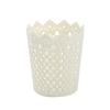 Plastic Hollow Flower Cylinder Pen Pencil Brush Holder Storage Desktop Organizer