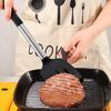 2Pcs Silicone Spatula Slotted Food Grade Heat Resistant Dishwasher Safe Frying Fish Eggs Non-stick Pot Cooking Turner
