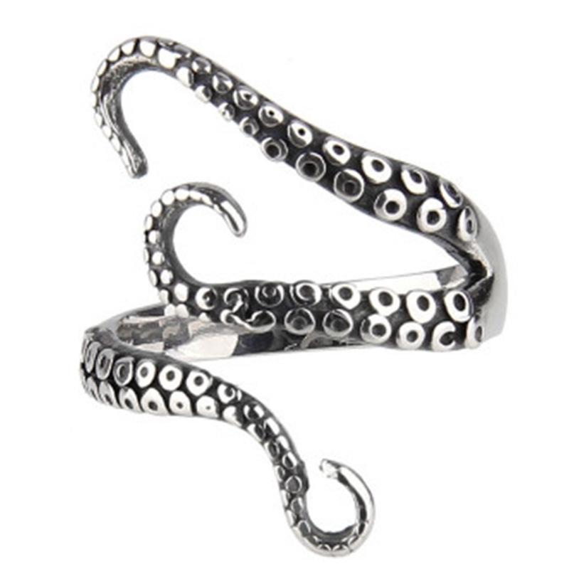 E-Commerce Retro Octopus Shape Ring Popular Fashion Women'S Jewelry