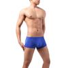 Мужские однотонные полосатые боксеры, мужское нижнее белье, дышащие мягкие трусы