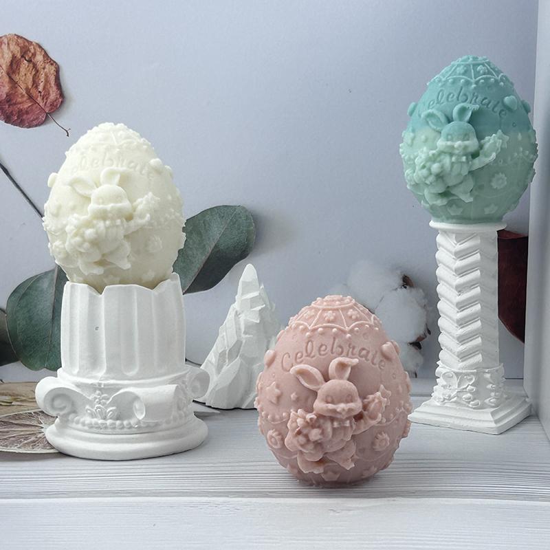 1 шт DIY Изготовление свечей Форма Симпатичная Яйцевидная силиконовая форма Мыло Форма Ароматерапевтическая свеча Форма Изготовление свечей 1 стиль