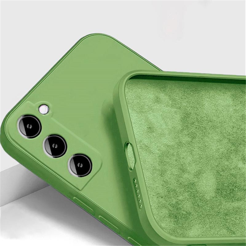 Мягкий силиконовый чехол из жидкого силикона с квадратными конфетами для Samsung Galaxy S23 Ultra S22 S21 Plus A54 A53 A33 A73 A04S A14 A23 A24 A34 M53 M33 M32 4G 5G гелевая задняя крышка