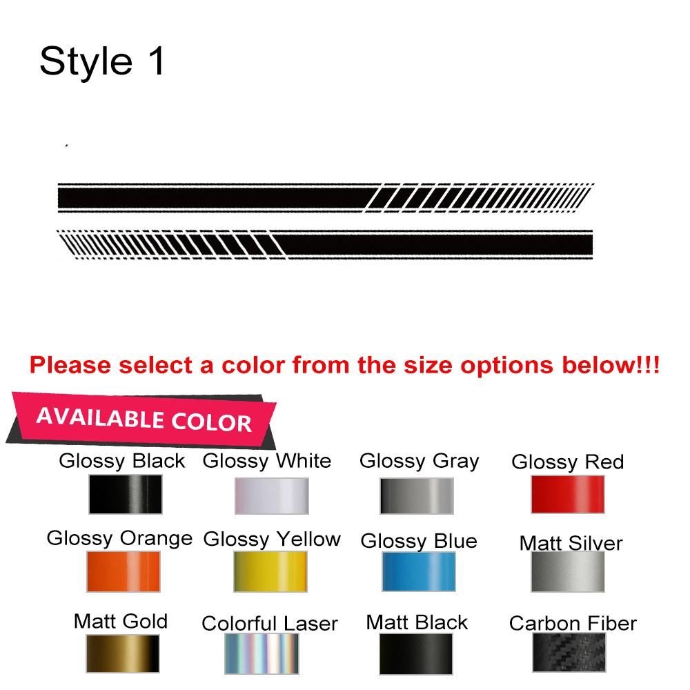 Car Door Side Vinyl Stickers For Hyundai Kona Hybrid N Line Electric Auto Graphic Stripes Racing Sport Styling Decal Accessories