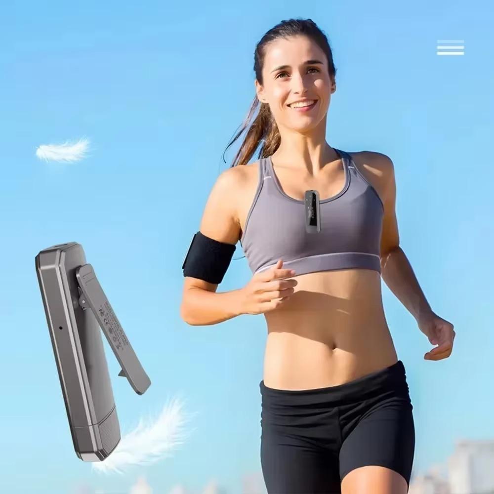 RUIZU X80 USB MP3-плеер Mini 64 ГБ Сенсорная кнопка Bluetooth 5.3 Спортивный клипса Музыкальный плеер Поддержка FM-радио Диктофон Электронная книга Шагомер