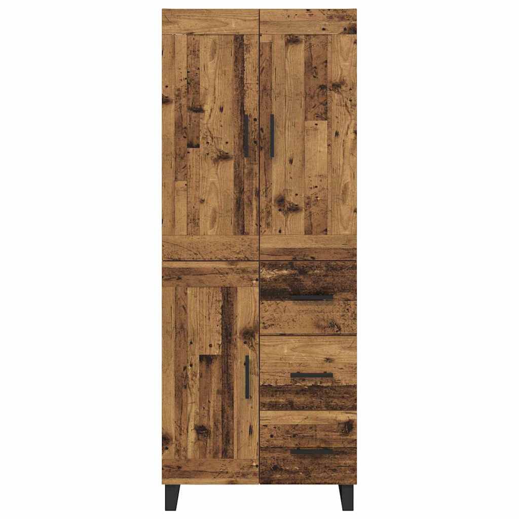 Highboard Reclaimed Wood 69.5 x 34 x 180 cm Particleboard